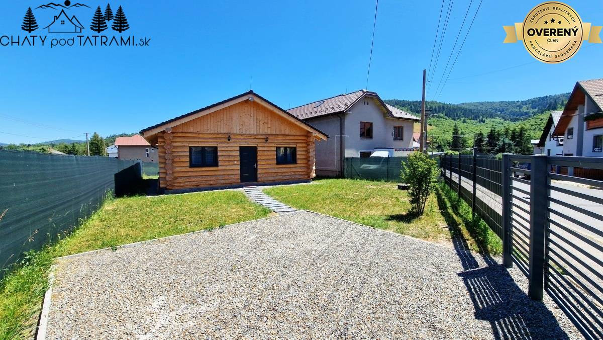 Nový 4i masívny zrub Polomka Nízke Tatry 