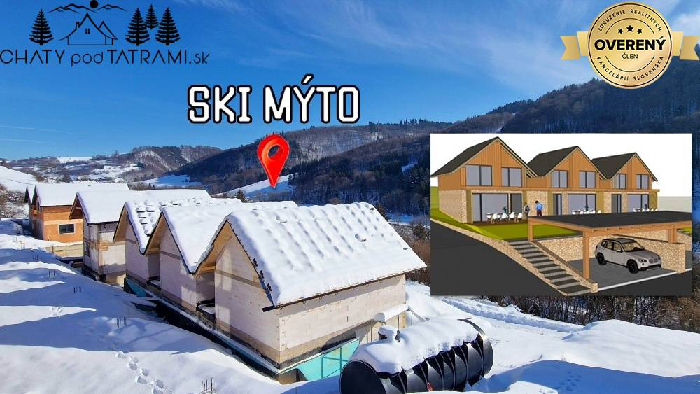 Posledná 3i chata v lyžiarskom stredisku Ski Mýto Nízke Tatry