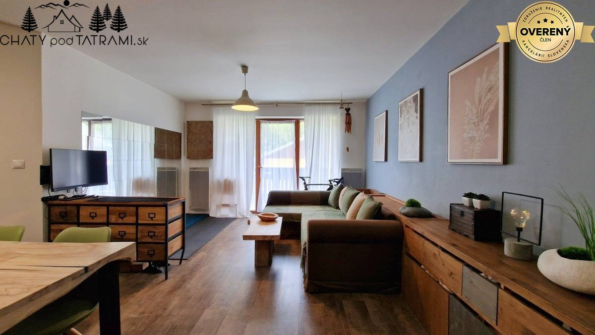 Útulný 2i byt pri lese Tále Nízke Tatry