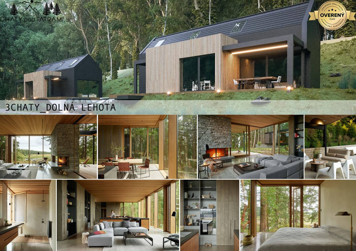 Moderné rekreačné bývanie v Nízkych Tatrách
