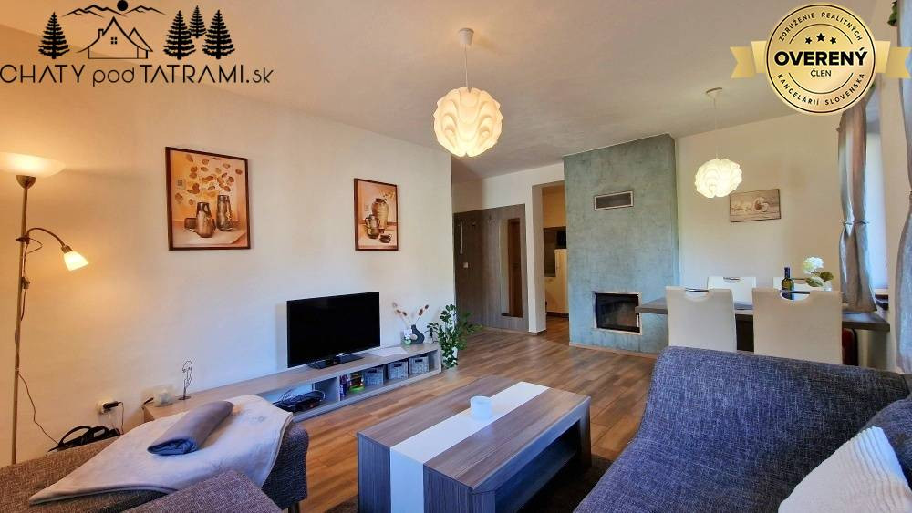 Top Cena 3i apartmán s krbom pri Hoteli Bystrá Nízke Tatry