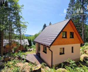 Nové chaty v lese Krpáčovo Nízke Tatry