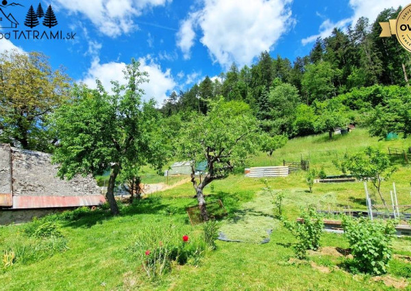 Útulný 3i domček na slnečnom pozemku Nízke Tatry