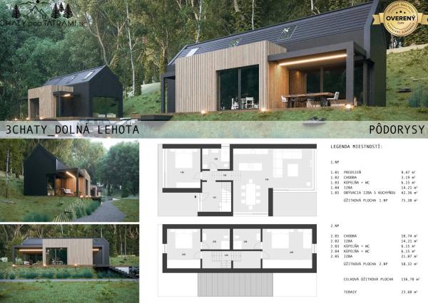 Moderné rekreačné bývanie v Nízkych Tatrách