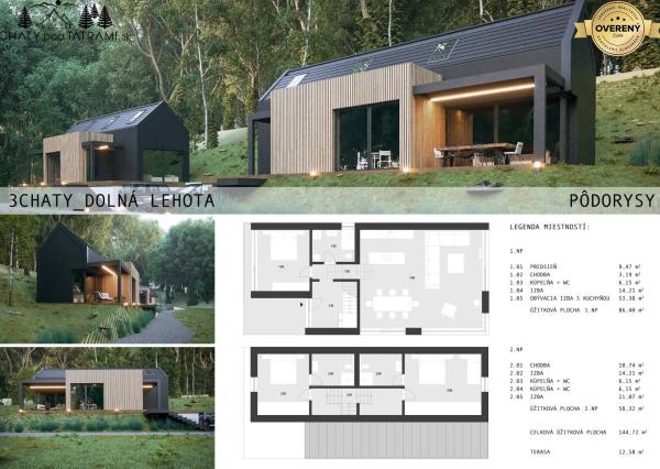 Moderné rekreačné bývanie v Nízkych Tatrách