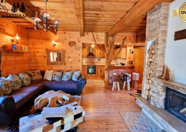 Dvojapartmánová štýlová drevenica Mýto... Nízke Tatry