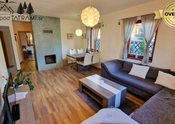 Top Cena 3i apartmán s krbom pri Hoteli Bystrá Nízke Tatry