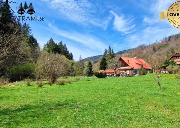 Stavebný pozemok s IS pri potoku Bystrá Nízke Tatry