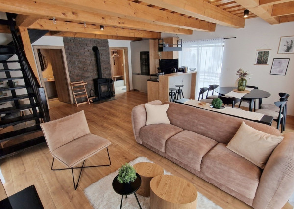 Dvojapartmánový dom pod lyžiarskym svahom Čierny Balog