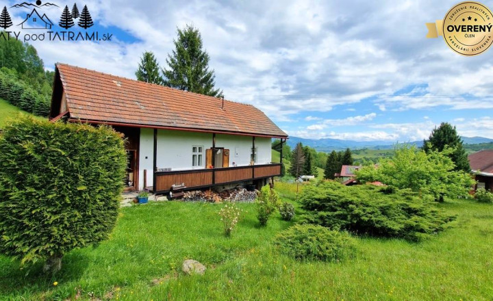 Chalúpka, polosamota, 1,9 ha pozemok, výhľad na Nízke Tatry  - fotografia 4