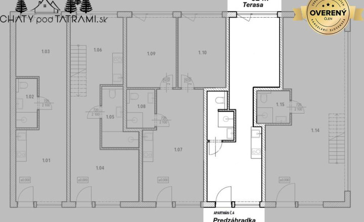 2i apartmán v rekreačnom komplexe s bazénom Nízke Tatry - fotografia 20